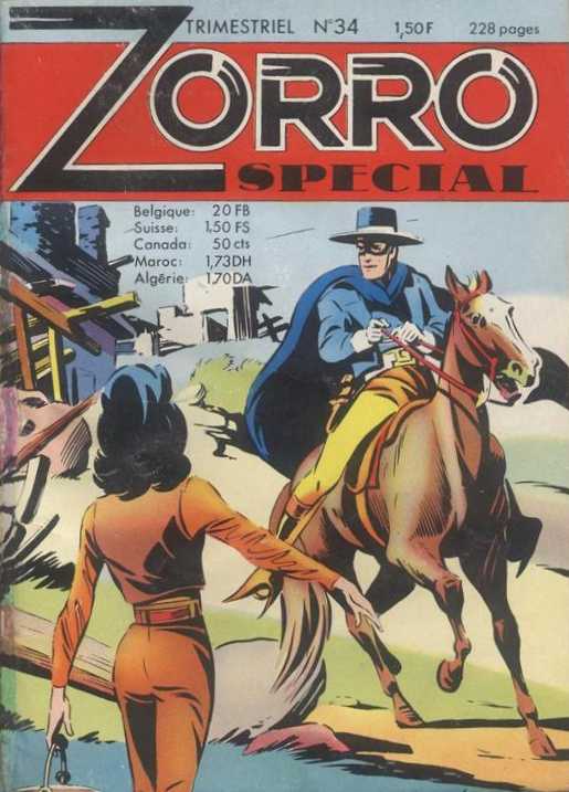 Scan de la Couverture Zorro Spcial n 34